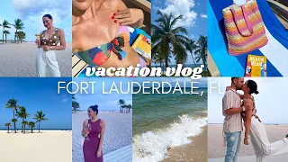 COME ON VACATION WITH ME! VACATION VLOG - Fort Lauderdale Florida, going out to dinners, outfits