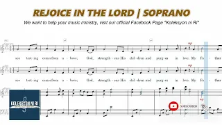 Rejoice in the Lord | Soprano | Vocal Guide by Sis. Joane Nicor