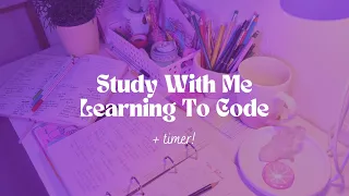 Day 14 | Learning to Code | Building Medium | Study with me  + Rain Sound 💻