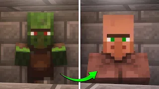 🧟‍♂️ Como Curar un Aldeano Zombie | Minecraft (Cualquier versión)