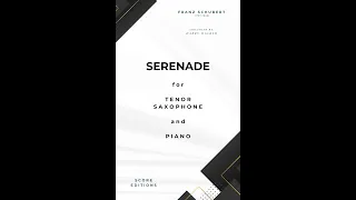 Shubert: Serenade for Tenor Saxophone and Piano