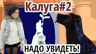 Куда поехать в России. Город Калуга. Зима. Ночная Калуга. Центр города