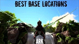 BEST BUILDING LOCATIONS (2017) - The Island - ARK Survival