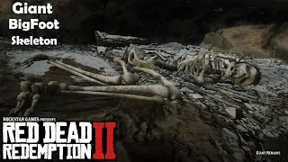 Red Dead Redemption 2 - Bigfoot Skeleton Remains - Easter Egg #2