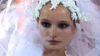 Zuhair Murad Backstage ft Monika Jac Jagaciak - Paris Couture Fashion Week Fall 2011 | FashionTV FTV