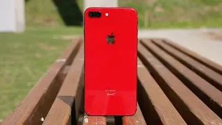 Product Red iPhone 8 Plus Unboxing and Review