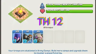 No Base Can Defend This Army | Town Hall 12 Best Attack Strategy (TH12) Clash Of Clans (CoC).