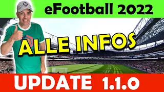 eFootball 2022 ⚽️ UPDATE 1.1.0 🏆 ALLE INFOS: +100K GP Bonus, Neue Legenden Spieler und mehr !!!