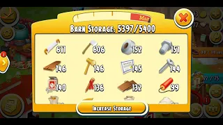 HAY DAY Increase Barn Storage 5450 - Gameplay