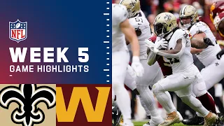 Saints vs. Washington Football Team Week 5 Highlights | NFL 2021