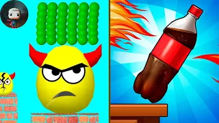 Draw To Smash Vs Bottle Jump 3D