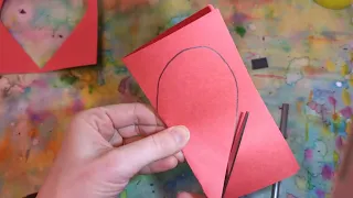 Draw and Cut a Heart for Valentine's Day