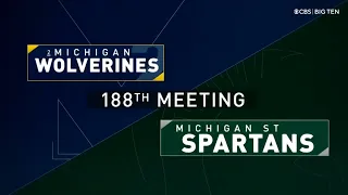 NCAA on CBS intro | 2 Michigan @ Michigan State | 3/7/2021