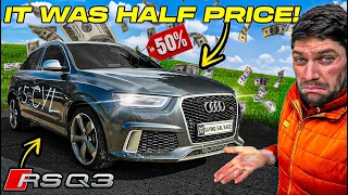 I TOOK A MASSIVE GAMBLE ON THIS UNSEEN AUDI RSQ3!!... MAD CHEAP!!