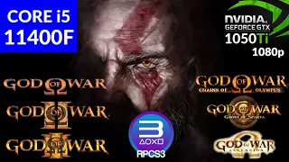RPCS3 - 6 God Of War Games Tested | i5 11400F + GTX 1050ti