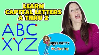 Learn Alphabet Song Trace the Letters in the Alphabet | Capital Letters Patty Shukla Phonics Signs