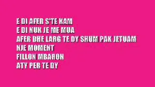 Elvana Gjata-Afer Dhe Larg(Official Lyrics)