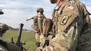 Soldiers Live-Fire M252A1 Mortar