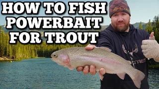 How To Fish For TROUT Using Powerbait | EASY SETUP | 4K Trout Fishing Tips