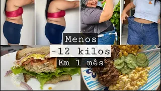 EMAGRECI 12 KILOS EM 1 MÊS || SEM DIETA RESTRITA Cíntiapdn