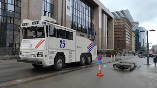 Nur geringe Teilnehmerzahl bei Protest-Konvoi in Brüssel