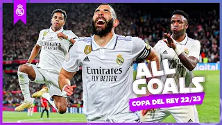 Every Copa del Rey goal 2022/23 | Benzema, Rodrygo, Vini Jr. & Real Madrid's 20th title!