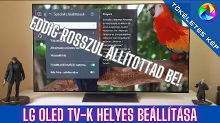 LG OLED TV-k helyes beállítása