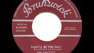 1957 HITS ARCHIVE: That’ll Be The Day - Buddy Holly & The Crickets (a #1 record)