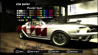 nfs most wanted - 1968 Ford Mustang GT Junkman Tuning Mod & GAMEPLAY