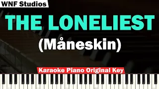 Måneskin - THE LONELIEST Karaoke Piano