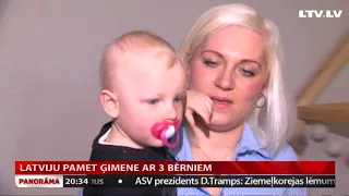 Latviju pamet ģimene ar 3 bērniem