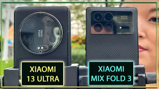 Xiaomi 13 Ultra vs Xiaomi Mix fold 3 - Camera Test [ENGLISH]