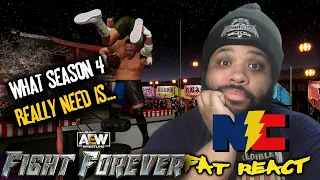 AEW Fight Forever Season 4 Pass REACTION!!! -The Fat REACT!