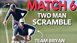 How Low Can We Go? George and Wesley Vs The Course (9 Hole Scramble) | Bryan Bros Golf