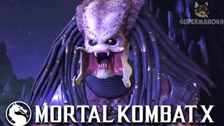 WARRIOR PREDATOR 50% SELF DESTRUCT COMBO! - Mortal Kombat X: "Predator" Gameplay