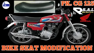 HONDA PK CG 125 BIKE // SEAT MODIFY