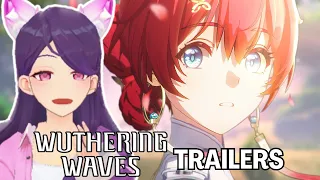 First-Time Reaction To WUTHERING WAVES TRAILERS || PART 1