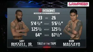 MAGSAYO vs RUSSELL JR/// highlights