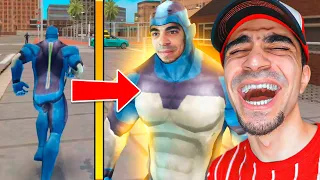 لعبة سيد الخارق " ضحك " 😂😂 - انقاذ المدينة من المخربين 😱🔥 | Rope Hero Vice Town