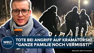 PUTINS KRIEG: Tote bei Angriff auf Kramatorsk! "Ganze Familie noch vermisst!" Ukraine in Defensive