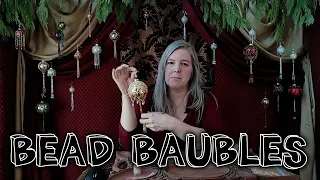 Make a Shiny Beaded Christmas Bauble