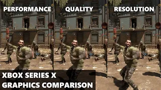 Dying Light 2 Xbox Series X Graphics Comparison