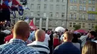 Prezentacja Lecha Poznań na sezon 08/09-plac wolności