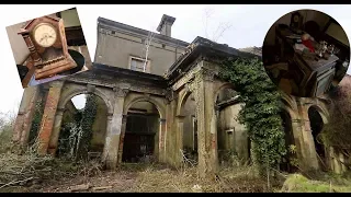 ABANDONED HORROR SET MANSION  jaguar graveyard SUPERMANS CAR LAID TO REST HERE