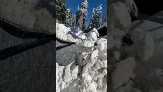 Ice wall.                                   #lakearrowhead #sanbernardinocounty