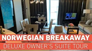 Norwegian Breakaway – Haven Deluxe Owner's Suite – Cruise Cabin 16102 Tour (2019)