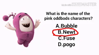 Oddbods the quiz question