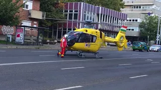 Felszáll a mentőhelikopter Pécsről