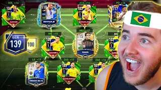 💚💛SELEÇÃO BRASILEIRA DE 2 BILHÕES💚💛ELE PEDIU E MONTEI O TIME DO BR NO FIFA MOBILE 23