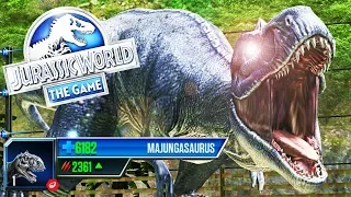 MAJUNGASAURUS DINOSAURIO MEJORADO MODIFICADO MAS FUERTE?? Jurassic World El Juego ABlistering